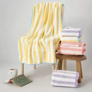 Coral fleece towel / bath towel. Towel: 35cm×75cm, bath towel: 70cm×140cm. Custom weight, size, pattern and packaging are available.