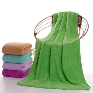 Coral fleece towel / bath towel. Towel: 35cm×75cm, bath towel: 70cm×140cm. Custom weight, size, pattern and packaging are available.