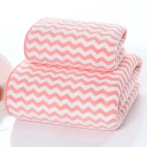 Coral fleece towel / bath towel. Towel: 35cm×75cm, bath towel: 70cm×140cm. Custom weight, size, pattern and packaging are available.