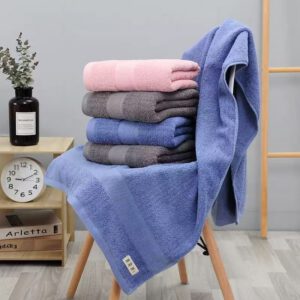100% cotton bath towel, 450‑550g, 70cm×140cm.