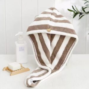 Microfiber hair turban, weight 60‑100g. Custom patterns, weight, designs and packaging are available.
